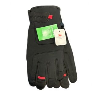 3M Thinsulate Gloves, Black, NWT, Size M-L